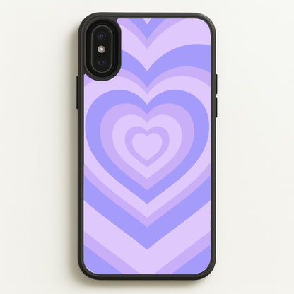 Purple - Colourful Hearts  - Colourful Hearts Phone Case for iPhone XS Max