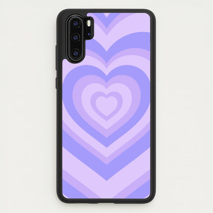 Purple - Colourful Hearts  - Colourful Hearts Phone Case for Huawei P30 Pro