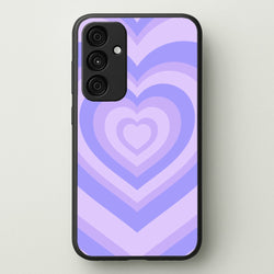 Purple - Colourful Hearts  - Colourful Hearts Phone Case for Galaxy A55