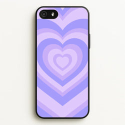 Purple - Colourful Hearts  - Colourful Hearts Phone Case for iPhone 5 / 5s / SE 2016