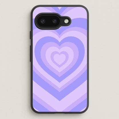 Purple - Colourful Hearts  - Colourful Hearts Phone Case for Google Pixel 9a