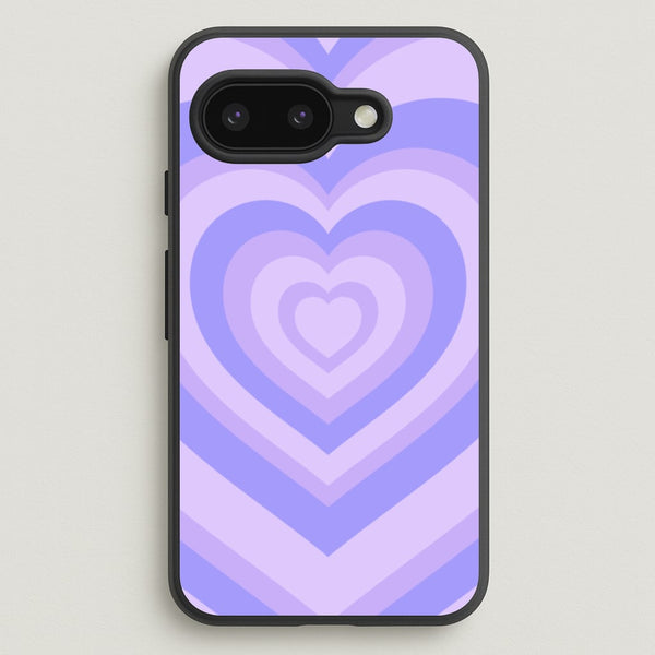 Purple - Colourful Hearts  - Colourful Hearts Phone Case for Google Pixel 9a