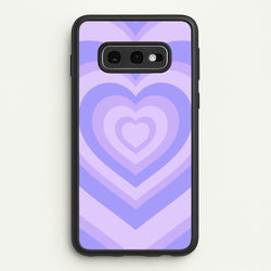 Purple - Colourful Hearts  - Colourful Hearts Phone Case for Galaxy S10e