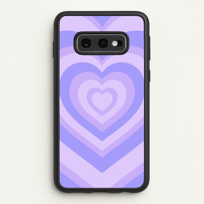Purple - Colourful Hearts  - Colourful Hearts Phone Case for Galaxy S10e