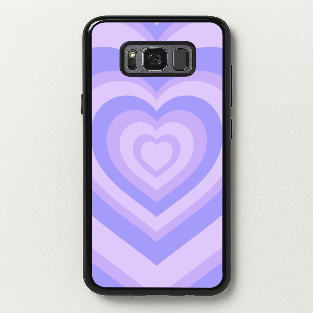 Purple - Colourful Hearts  - Colourful Hearts Phone Case for Galaxy S8