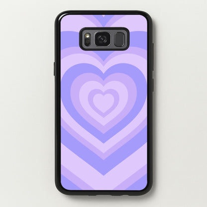 Purple - Colourful Hearts  - Colourful Hearts Phone Case for Galaxy S8