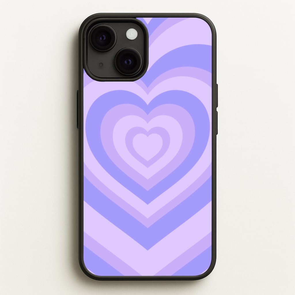 Purple - Colourful Hearts  - Colourful Hearts Phone Case for iPhone 13 Mini