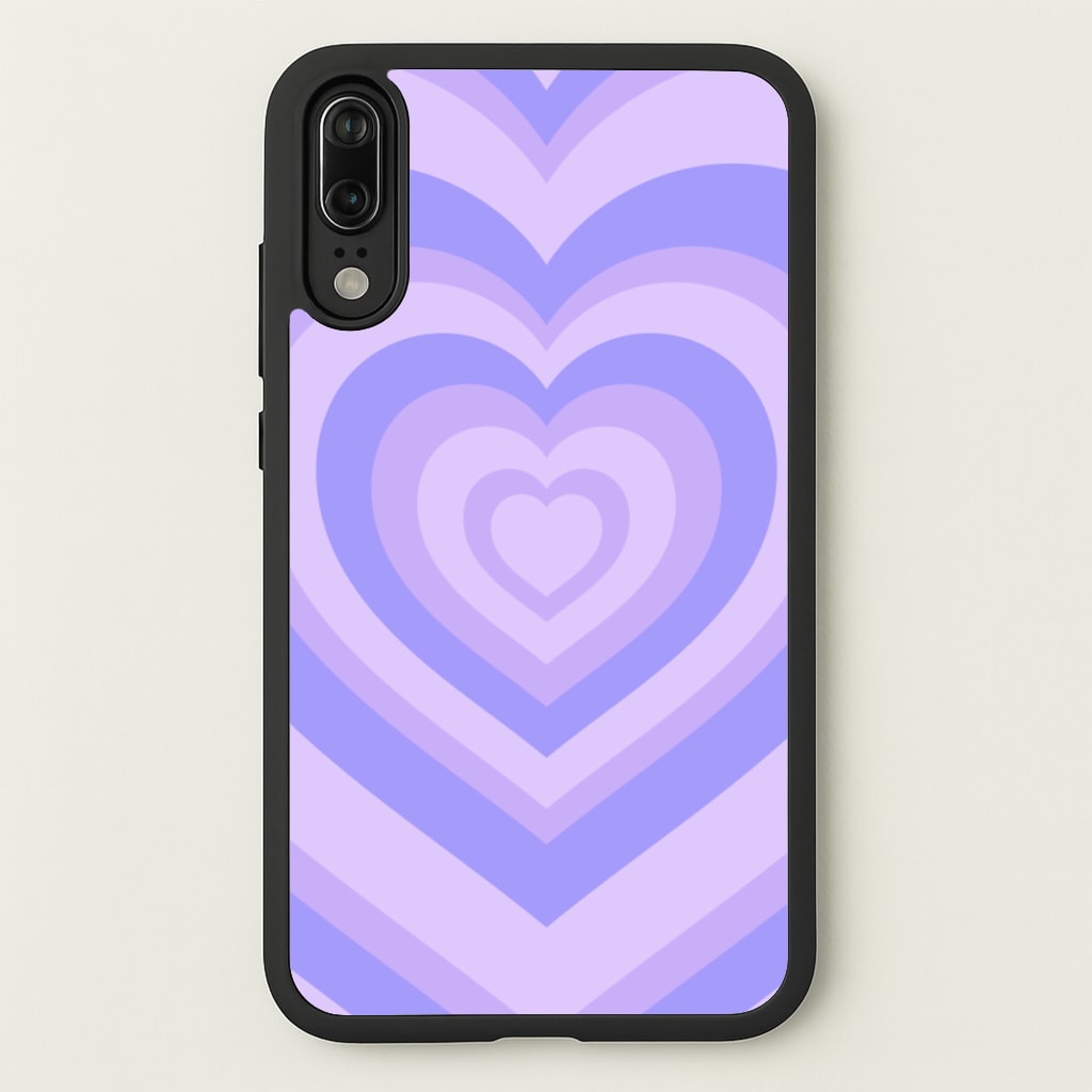 Purple - Colourful Hearts  - Colourful Hearts Phone Case for Huawei P20