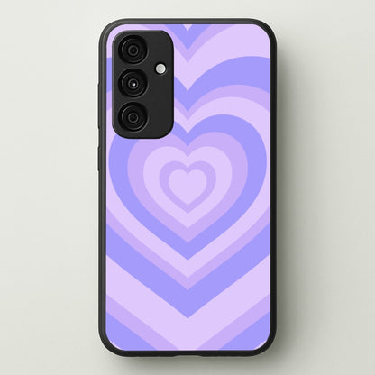 Purple - Colourful Hearts  - Colourful Hearts Phone Case for Galaxy A35