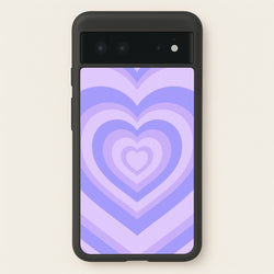 Purple - Colourful Hearts  - Colourful Hearts Phone Case for Google Pixel 6