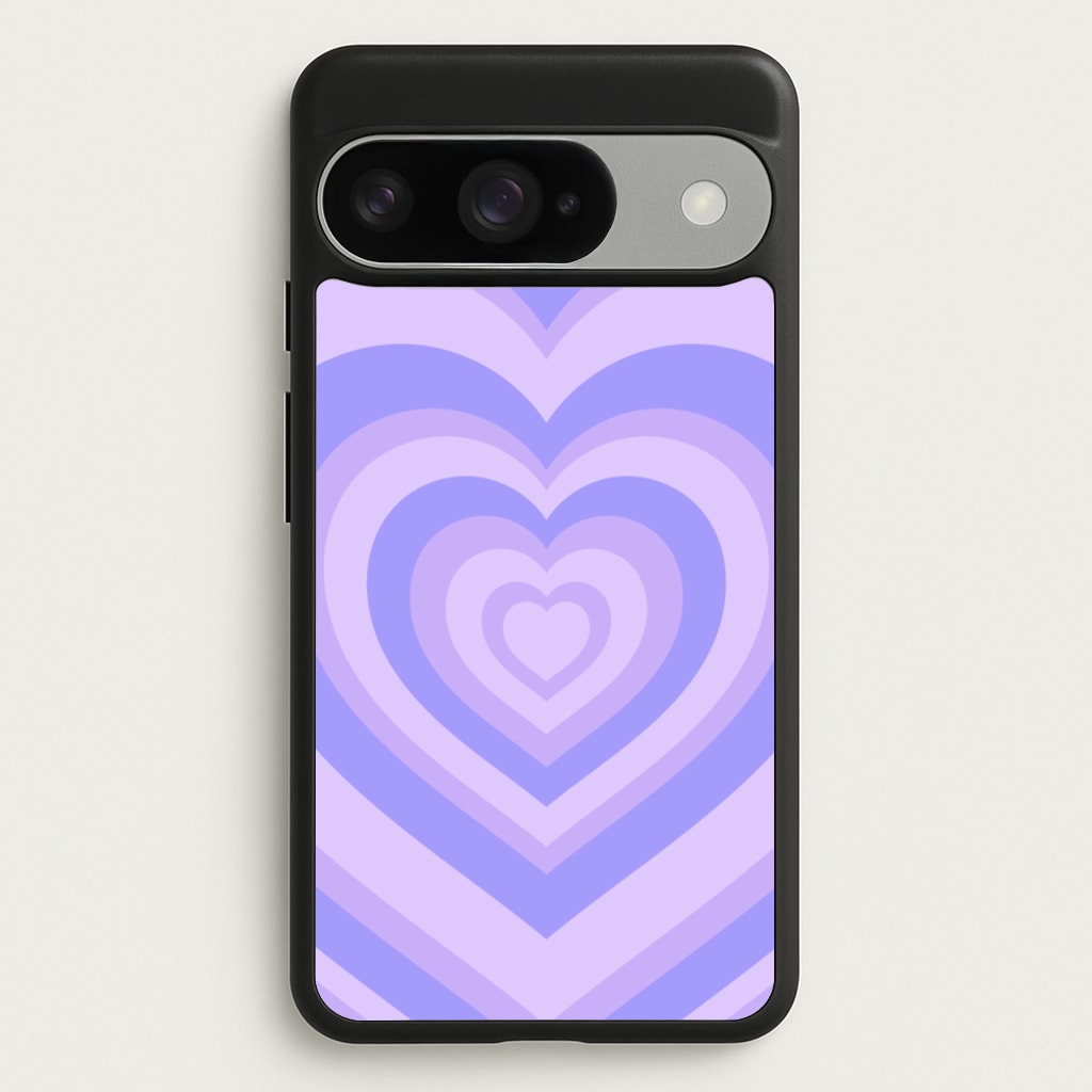 Purple - Colourful Hearts Phone Case for Google Pixel 10 / 10 Pro