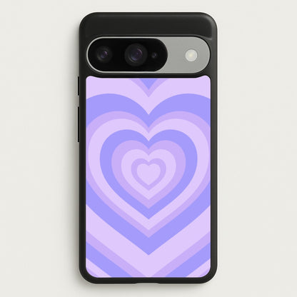 Purple - Colourful Hearts Phone Case for Google Pixel 10 / 10 Pro