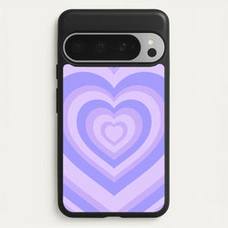 Purple - Colourful Hearts  - Colourful Hearts Phone Case for Google Pixel 9 Pro XL