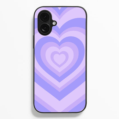 Purple - Colourful Hearts Phone Case