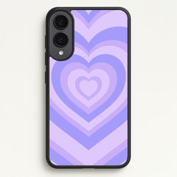 Purple - Colourful Hearts  - Colourful Hearts Phone Case for Galaxy S25 Edge