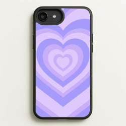 Purple - Colourful Hearts  - Colourful Hearts Phone Case for iPhone 6 Plus / 7 Plus / 8 Plus