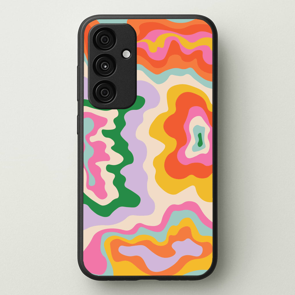 Abstract Patterns 25  - Abstract Patterns Phone Case for Galaxy A55