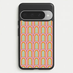Pastel Retro Arches Pattern Phone Case for Google Pixel 10 Pro XL