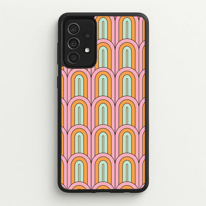 Pastel Retro Arches Pattern  - Abstract Patterns Phone Case for Galaxy A52 / A52s