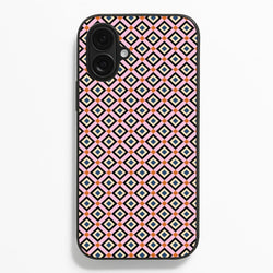 Retro Diamonds Pattern  - Abstract Patterns Phone Case for iPhone 16 Plus
