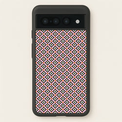 Retro Diamonds Pattern  - Abstract Patterns Phone Case for Google Pixel 7 Pro