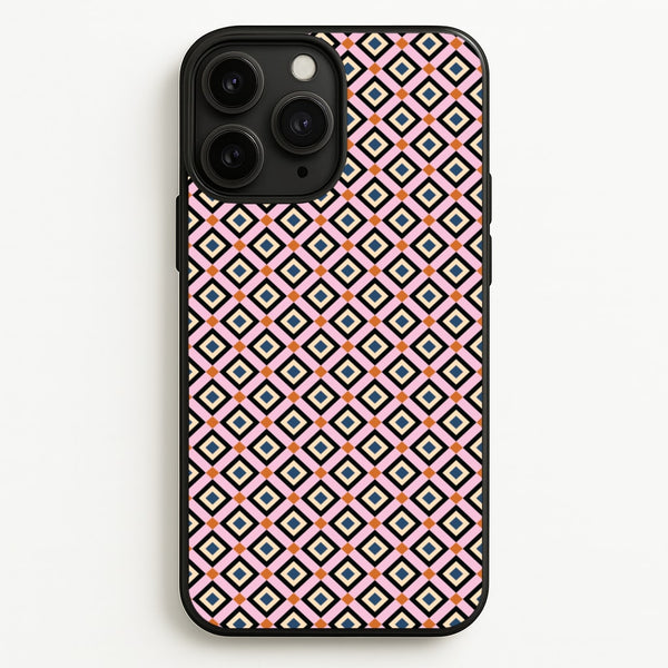 Retro Diamonds Pattern  - Abstract Patterns Phone Case for iPhone 11 Pro