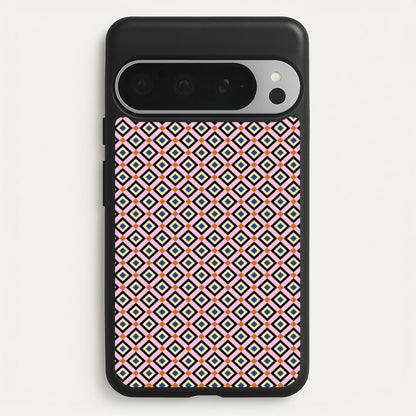 Retro Diamonds Pattern  - Abstract Patterns Phone Case for Google Pixel 9 Pro XL