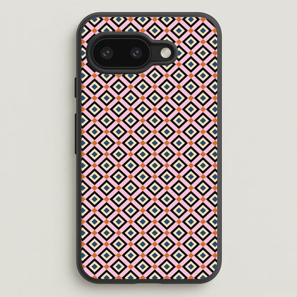 Retro Diamonds Pattern  - Abstract Patterns Phone Case for Google Pixel 9a
