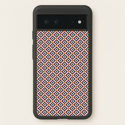Retro Diamonds Pattern  - Abstract Patterns Phone Case for Google Pixel 6