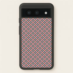 Retro Diamonds Pattern  - Abstract Patterns Phone Case for Google Pixel 8a