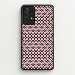 Retro Diamonds Pattern  - Abstract Patterns Phone Case for Galaxy A52 / A52s