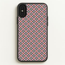 Retro Diamonds Pattern  - Abstract Patterns Phone Case for iPhone XS Max