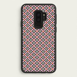 Retro Diamonds Pattern  - Abstract Patterns Phone Case for Galaxy S9 Plus