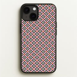 Retro Diamonds Pattern  - Abstract Patterns Phone Case for iPhone 13 Mini