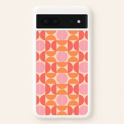Retro Semi Circles Pattern  - Abstract Patterns Phone Case for Google Pixel 7