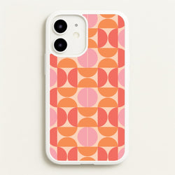 Retro Semi Circles Pattern  - Abstract Patterns Phone Case for iPhone 12 / 12 Pro