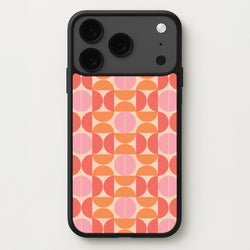 Retro Semi Circles Pattern Phone Case for iPhone 17 Pro Max