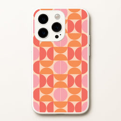 Retro Semi Circles Pattern  - Abstract Patterns Phone Case for iPhone 14 Pro