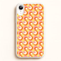 Colourful Circles Retro Pattern  - Abstract Patterns Phone Case for iPhone XR