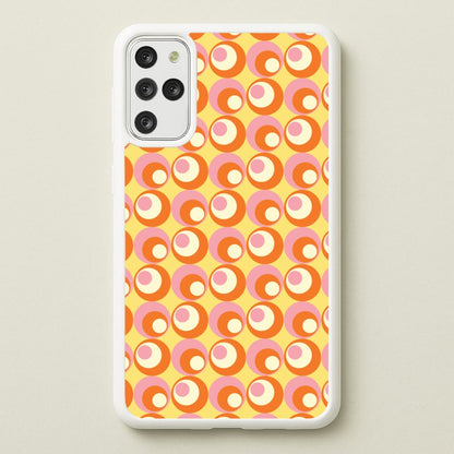 Colourful Circles Retro Pattern  - Abstract Patterns Phone Case for Galaxy S20 Plus