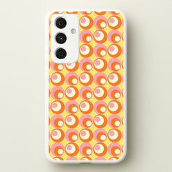 Colourful Circles Retro Pattern  - Abstract Patterns Phone Case for Galaxy A55