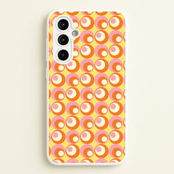 Colourful Circles Retro Pattern  - Abstract Patterns Phone Case for Galaxy A54