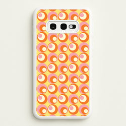 Colourful Circles Retro Pattern  - Abstract Patterns Phone Case for Galaxy S10e