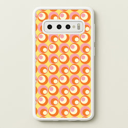 Colourful Circles Retro Pattern  - Abstract Patterns Phone Case for Galaxy S10