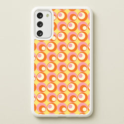 Colourful Circles Retro Pattern  - Abstract Patterns Phone Case for Galaxy A41