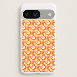 Colourful Circles Retro Pattern  - Abstract Patterns Phone Case for Google Pixel 9 / 9 Pro