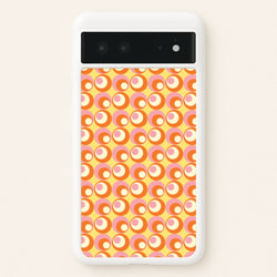 Colourful Circles Retro Pattern  - Abstract Patterns Phone Case for Google Pixel 6