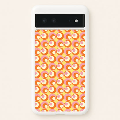 Colourful Circles Retro Pattern  - Abstract Patterns Phone Case for Google Pixel 6