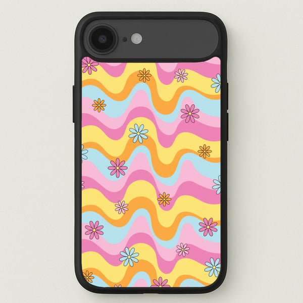 Summer Waves Retro Pattern Phone Case for iPhone 17 Air