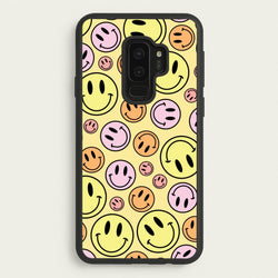 Retro Smileys Pattern  - Abstract Patterns Phone Case for Galaxy S9 Plus